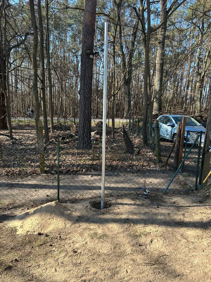 Arbeitseinsatz auf dem Vereinsgelände des Schönfließer HSC 13